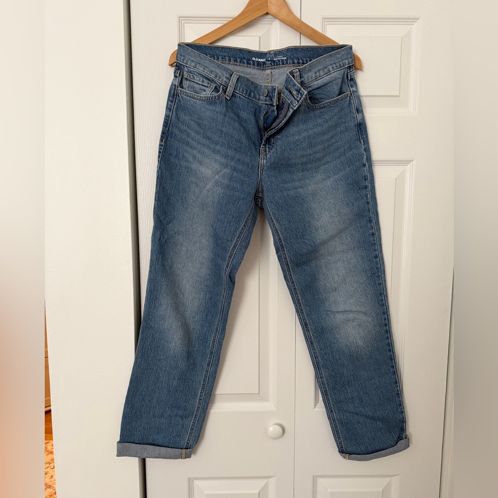 Old Navy Women's Boyfriend Jeans in Blue